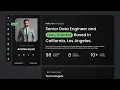 Build a Modern Resume Portfolio Website with HTML CSS JavaScript
