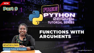 Functions and Arguments in Python Python Function Malayalam Types of Arguments Part 9
