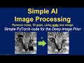 Deep image prior simple code for image restoration with no training data needed