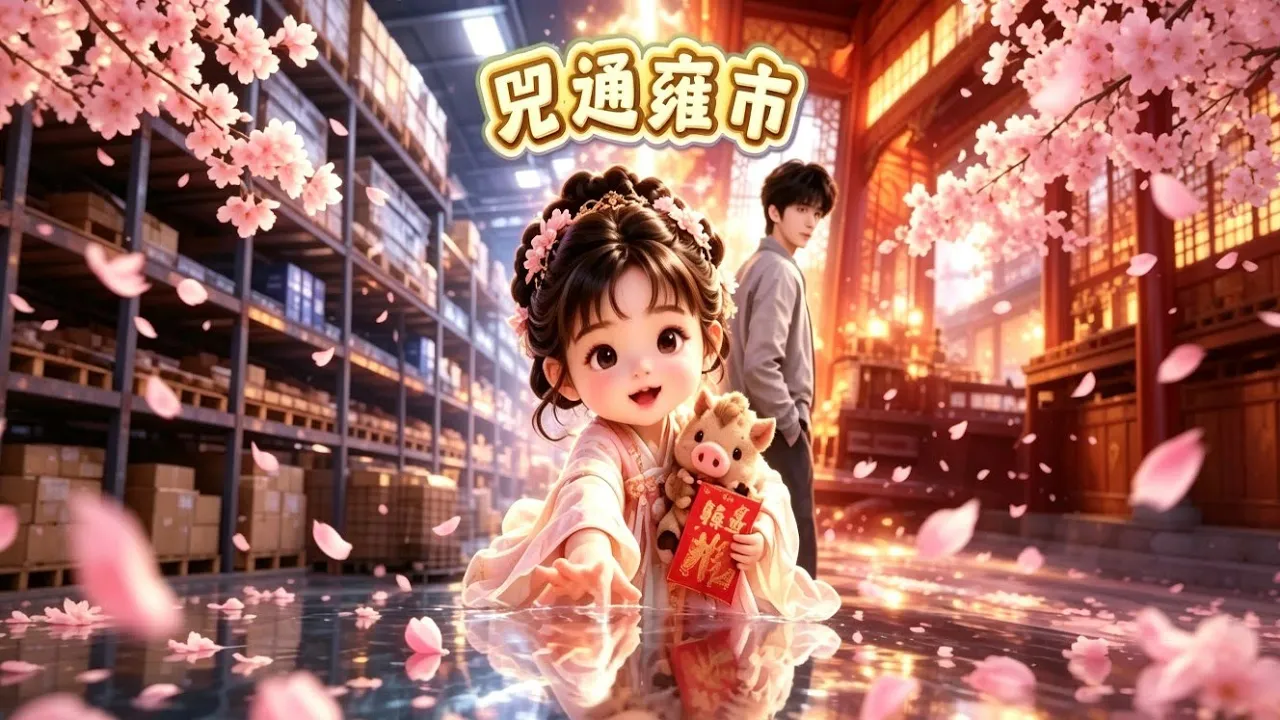 AI漫劇 ㄍ兕通雍市》撿軟萌公主開雙界超市用現代零食濟民生甜蜜治愈