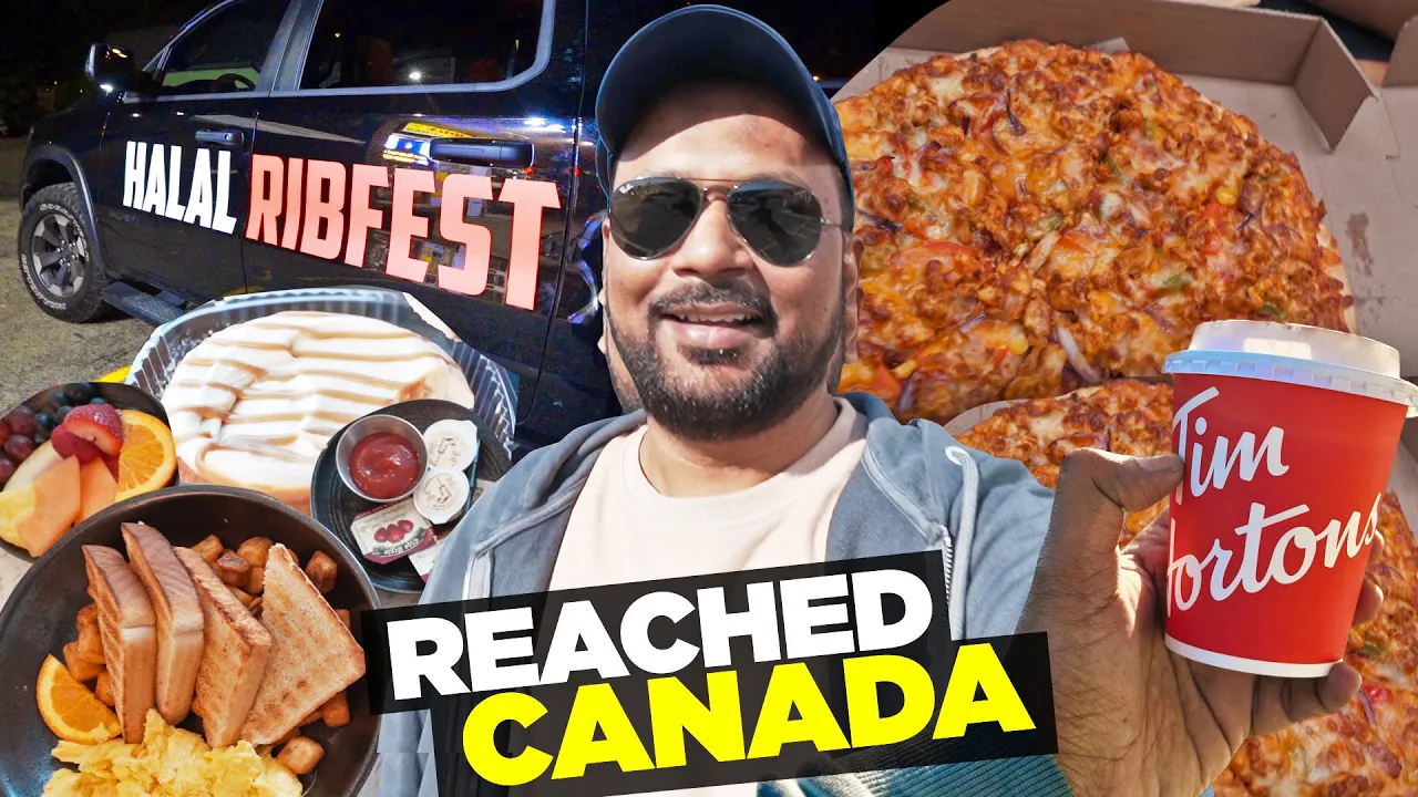 Canada Again   Paan, Poutine aur Pizza in Toronto   First Day and Air Canada Flight Experience