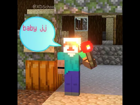 The boy JJ was deceived by the wicked Bad Herobrine
