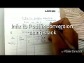 Infix to Postfix conversion using stack example1 - lecture31 data structures