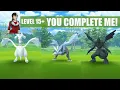Completing Tao Trio Legendary After Level 15 Catching Kyurem Zekrom and Reshiram in Pokemon Go