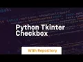 python tkinter checkbox