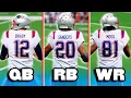 I made a team of NFL LEGENDS