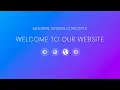 Full Screen Gradient Landing Page with HTML5 CSS3 Bootstrap 4 Font Awesome