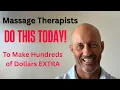 How Massage Therapists Can Earn More Without Adding More Clients