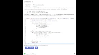 Java CodeStepByStep intersect arrayList collections