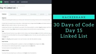 Linked List HackerRank Day 15 Python