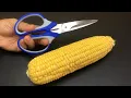 Download Lagu Remove Corn Kernels In Just 1 Minute. Grandma Taught Me This Trick!