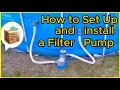 How to Set Up and install a Filter Pump for a Garden Swimming Pool Bestway