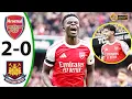 Download Lagu Arsenal vs West Ham 2-0 Highlights \u0026 All Goals 2025 🔥 Bukayo Saka Goal