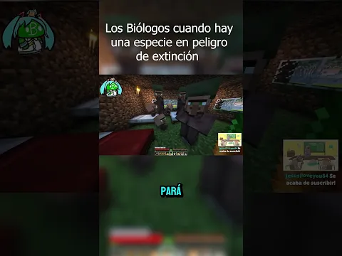 Cuando los biólogos se encuentran con una especie en peligro de extinción | Minecraft