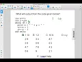 CS Praxis Python Loops Q33