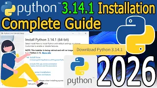 How to Install Python 3 14 1 on Windows 2026 Update Python Programming Demo Programs