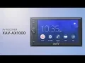 Sony XAV-AX1000 Apple CarPlay Media Receiver with BLUETOOTH