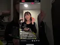 IG model Lexi Heart instagram live