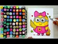 Cute Minion Drawing with Markers