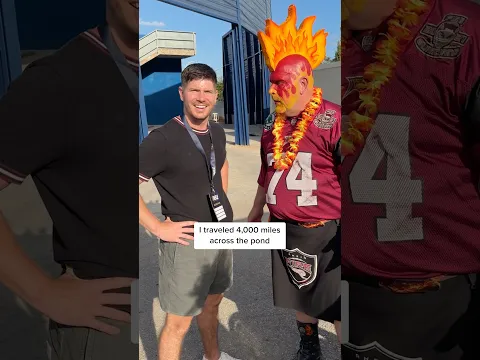 I traveled 4,000 miles to experience the American Football League Europe 🏈 #shorts