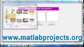 Optical Character Recognition Image Processing Matlab Projects