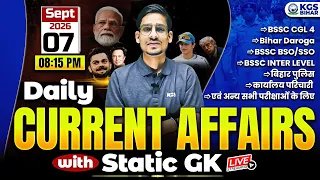 07 September Current Affairs 2026 | Daily Current Affairs | Current Affairs Today | By Durgesh Sir