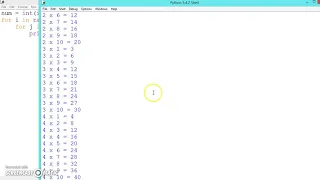 019 Learn python and ruby programming - Multi multiplication table