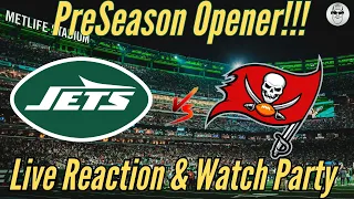 NY JETS vs TAMPA BAY Buccaneers LIVE NFL Preseason Reaction Watch Party