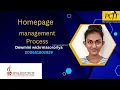 Web programming Java institute for advanced technology Home page Management Process Task 08