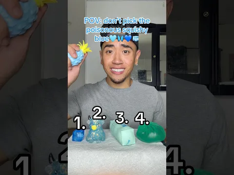 POISONOUS BLUE SQUISHY CHALLENGE