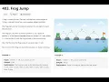 Frog Jump LeetCode 403 Complete DP Memoization Solution Java