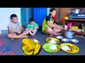 Download Lagu rita rai's chicken curry rice for her son \u0026 cousin ( brother's son ) in the village