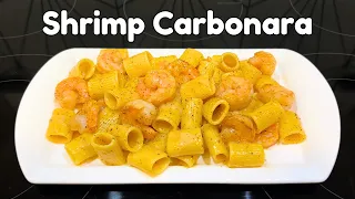 How to Make Shrimp Carbonara - An Italian chef taught me this recipe