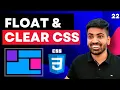 CSS Course CSS Float Clear CSS Overflow Complete Web Development Course Tutorial 22