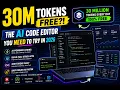 I Built a FULL STACK App with 30 MILLION FREE Tokens Daily - This AI Code Editor is INSANE