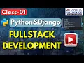 FullStack web developement by using Python and Django Data Types in Python FullStack Class 01