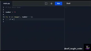 Fizz Buzz Game Using Python