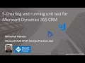Creating and running unit test for Microsoft Dynamics 365 CRM 5