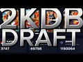 Doing the 2kdb draft