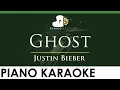 Download Lagu Justin Bieber - Ghost - LOWER Key (Piano Karaoke Instrumental)