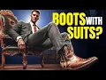 Never Wear a Suit Without Cowboy Boots Here s Why