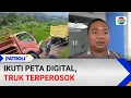 Lagu Ikuti Aplikasi Peta, Truk Bermuatan Keramik Terperosok ke Sawah di Bandung Barat | Patroli