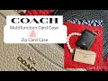 COACH Multifunction Card Case vs COACH Zip Card Case What fits