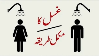 Ghusal Ka Tariqa غسل کا طریقہ Islamic Information Ch 1 By Faraz Attari 2020 