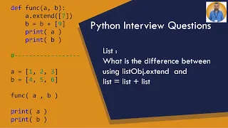 Python Interview Question - Passing List to Function and updating using extend and