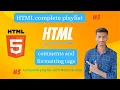 HTML Comments Formatting Tags Strong Tag in HTML Complete HTML Tutorial HTML Full Course