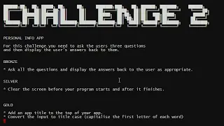 Python Challenge 2 - Personal Info App