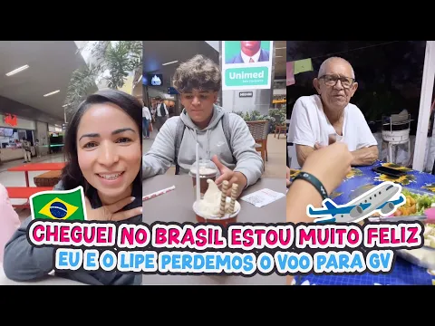 Download MP3 CHEGUEI NO BRASIL ESTOU MUITO FELIZ+ EU E O LIPE PERDEMOS O VOO PARA GV!