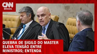 Quebra de sigilo do Master eleva tensão entre ministros; veja análise | CNN PRIME TIME