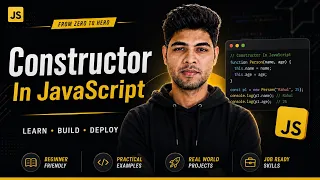 Constructor in JavaScript Explained JavaScript Tutorial